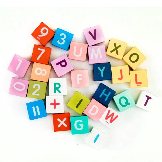 ECOTOYS Drewniane klocki Miasto