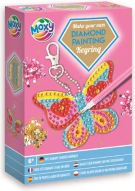 GRAFIX Diamentowe malowanie Zawieszka Motyl