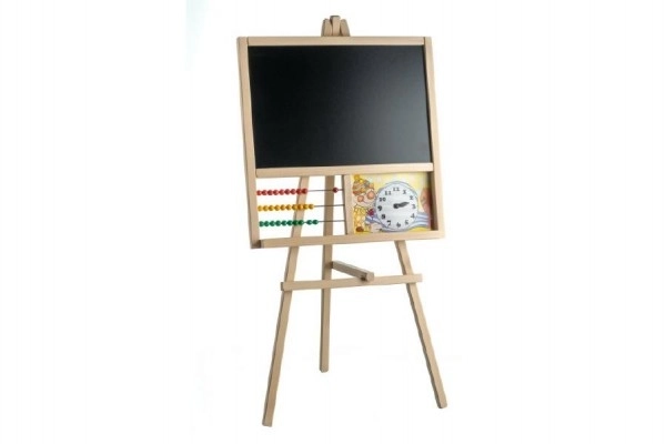 Tablica stojąca z liczydłem drewno 45x89cm w woreczku