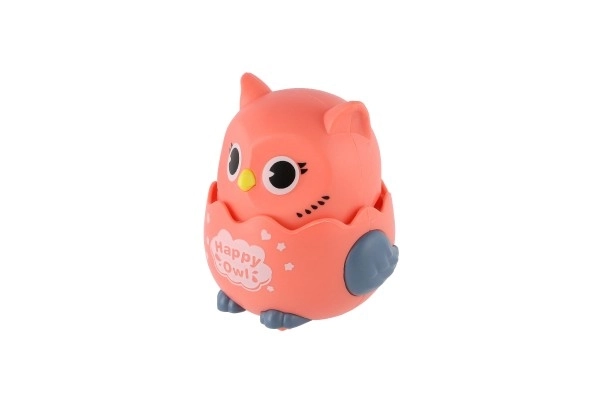 Sovy Happy Owl plastikowe 7x8 cm jeżdżące