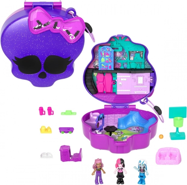 Kompaktowy zestaw Polly Pocket i Monster High