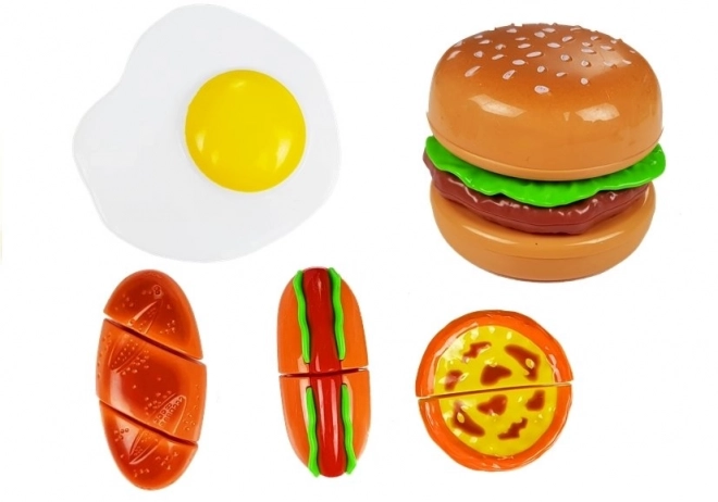 Zestaw do krojenia burgerów w pudełku