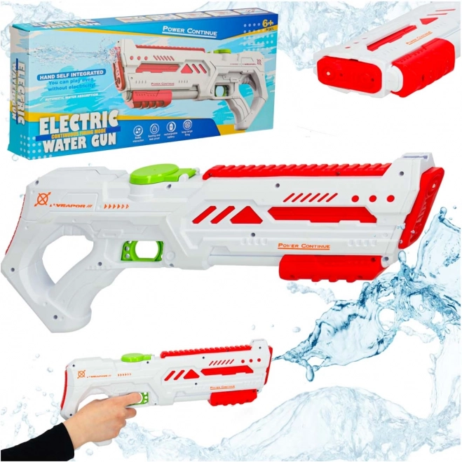Elektryczny pistolet na wodę dla dzieci – biały