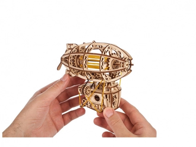 Ugears Drewniana 3D mechaniczna konstrukcja STATEK POWIETRZNY STEAMPUNK