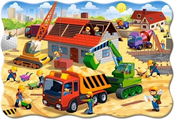 Puzzle MAXI 20 elementów – dom na budowie