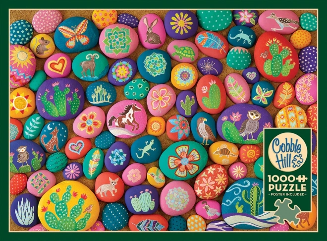 Puzzle Malowane kamienie Południowego Zachodu COBBLE HILL 1000 elementów