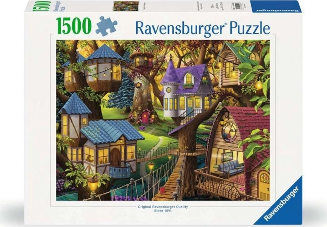 Puzzle Zmierzch w koronach drzew 1500 elementów