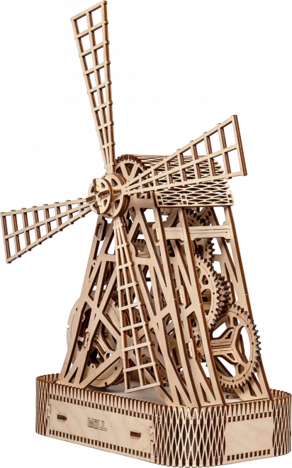 WOODEN CITY 3D puzzle Młyn 222 części