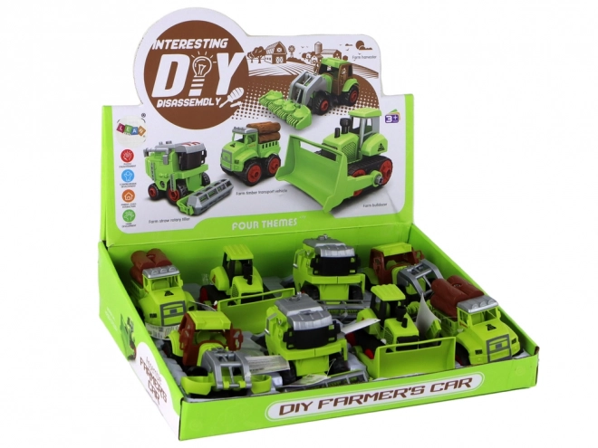 Zestaw klocków do pojazdów rolniczych DIY
