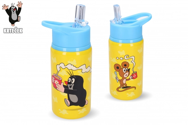 Butelka ze stali nierdzewnej Krecik 500 ml niebieska