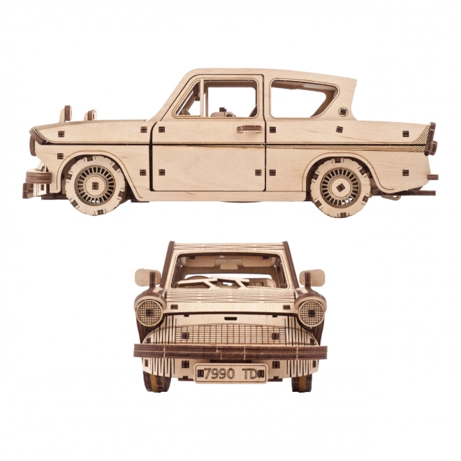 Ugears 3D drewniana mechaniczna układanka Harry Potter Latający Ford Anglia