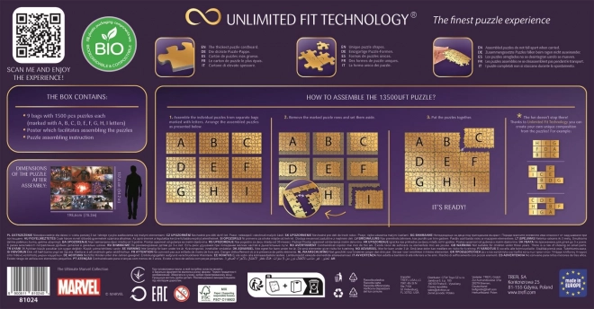TREFL Puzzle UFT Marvel: Ostateczna kolekcja 13500 elementów