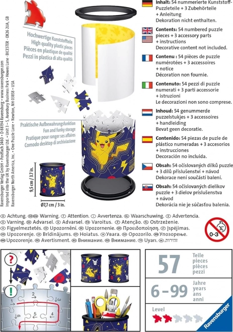 Stojak na ołówki Pokémon 54 elementów