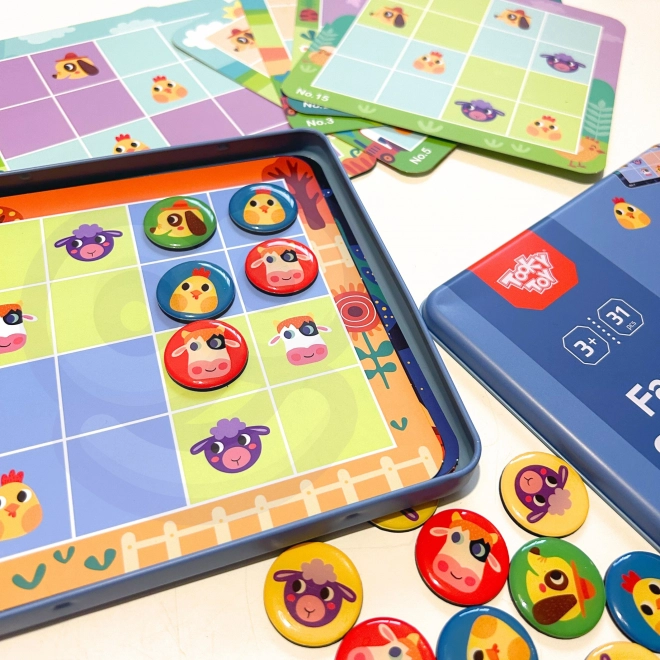 Dziecięce sudoku farma od Tooky Toy