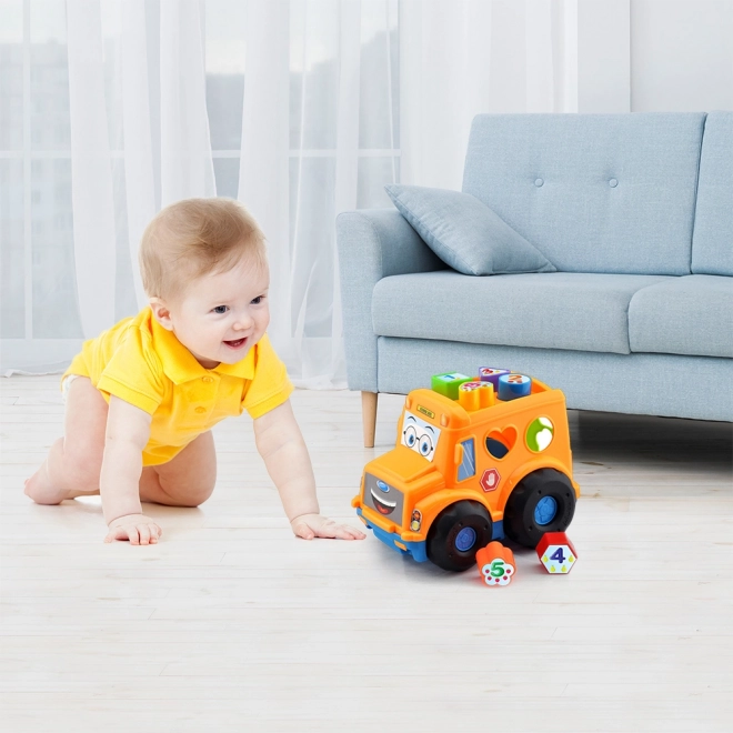 Sorterka BABY autobus dla najmłodszych pomarańczowy