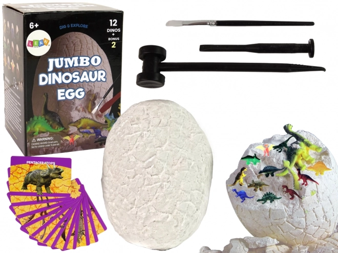 Wielkie jajko dinozaura - Zestaw dla paleontologów