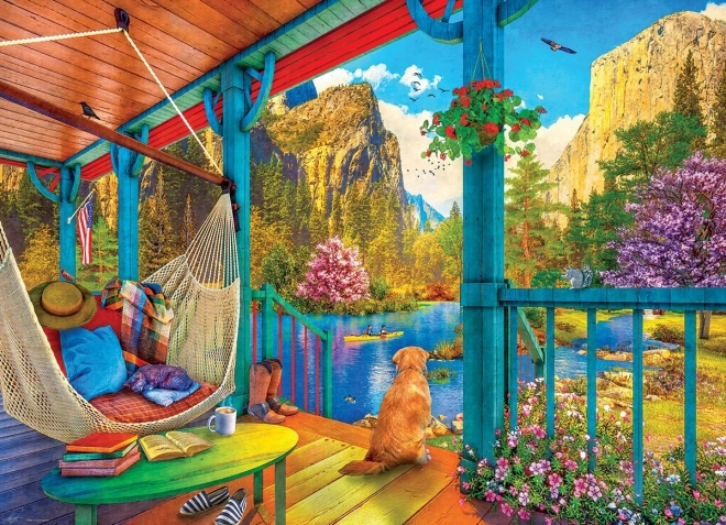 Eurographics puzzle Hamak z widokiem XL 500 elementów