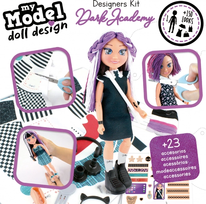 EDUCA Kreatywna Zestaw My Model Doll Design: Mroczna Akademia