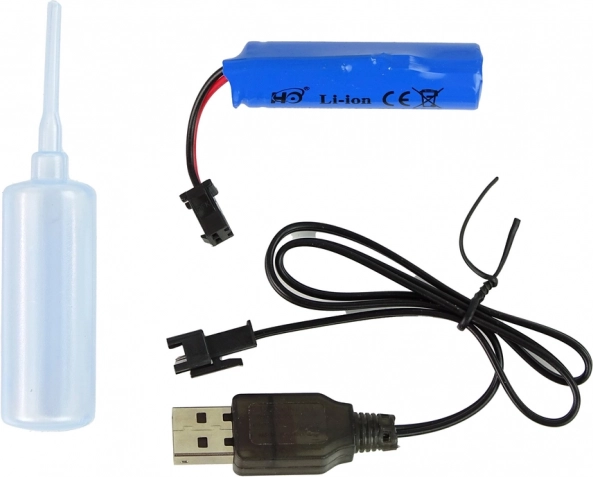 Kompletny zestaw z ładowaniem przez USB
