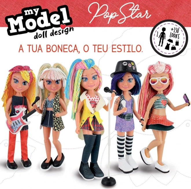 EDUCA Kreatywny Zestaw My Model Doll Design: Gwiazda Pop
