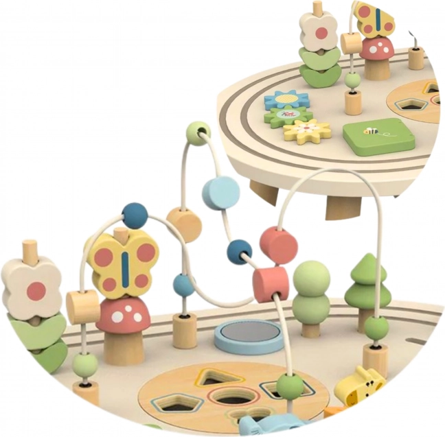 Drewniany Stolik Aktywności Safari TOOKY TOY