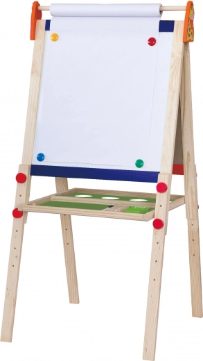 Rolka papieru i magnesy do malowania na papierze