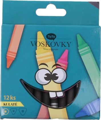 Kredki woskowe TOTO 12 szt.