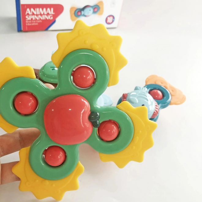 Woopie dziecięcy edukacyjny sensoryczny spiner 3w1 w kolorowym wykonaniu