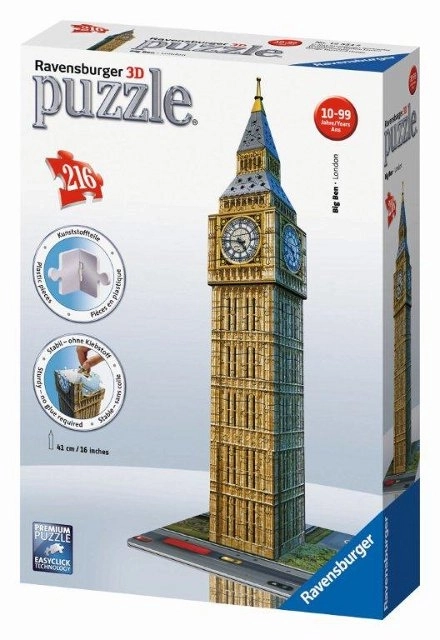 Ravensburger 3D puzzle Big Ben Londyn 216 części