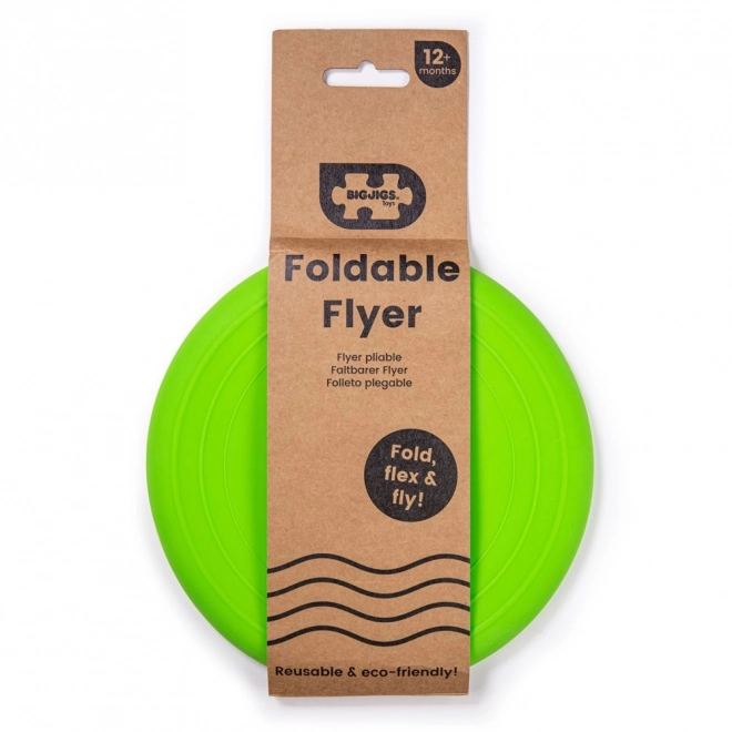 Frisbee Bigjigs Toys zielone do zabawy na zewnątrz