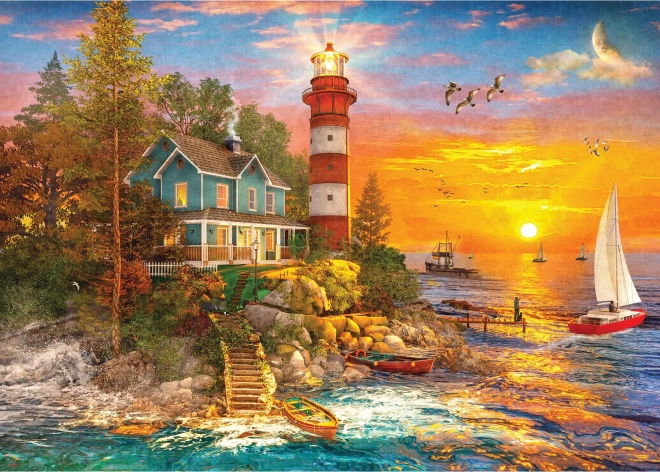Puzzle latarnia na wyspie 500 elementów