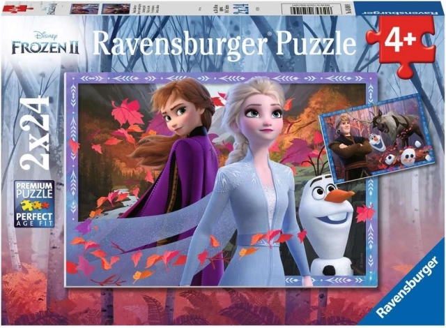 Puzzle 2x24 elementów Kraina Lodu 2