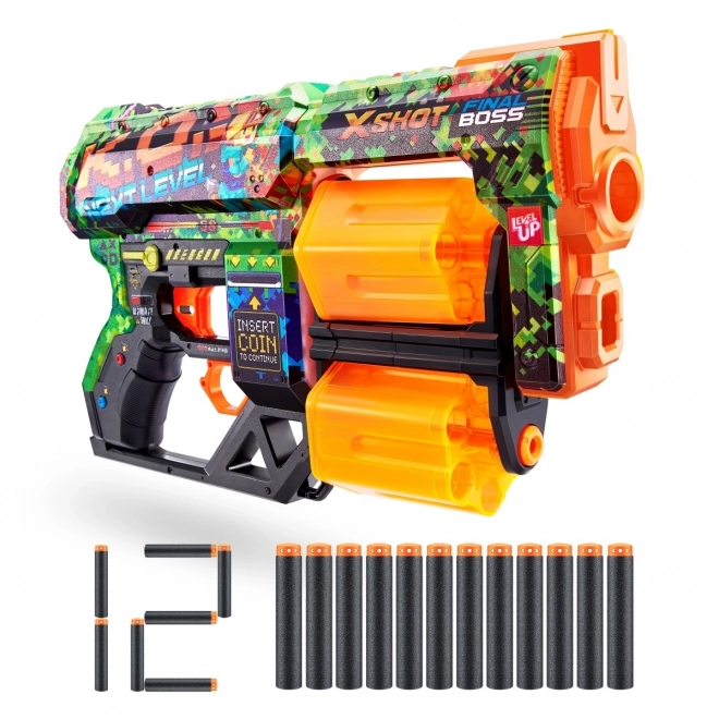 Pistolet wystrzałowy X-Shot Skins Dread z 12 strzałkami, wersja B