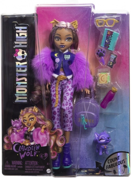 lalka Monster High Clawdeen Wolf z akcesoriami
