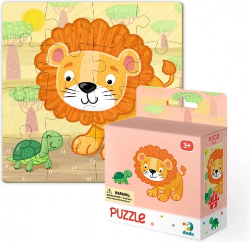 Puzzle lew 16 elementów