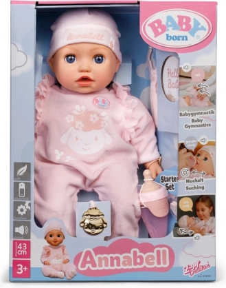 lalka BABY born Annabell 43 cm z funkcjami elektronicznymi
