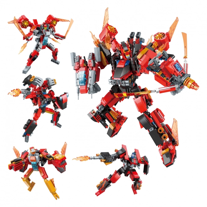 Qman Roaring Flame God General 41305 zestaw 4 w 1