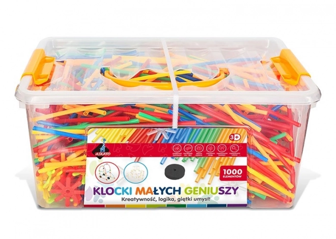 Zestaw konstrukcyjny Małych Geniuszy - Małe słomki