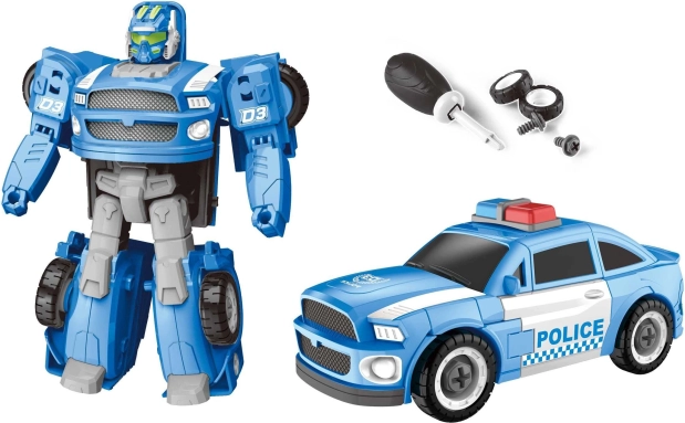 Policyjny auto-robot ze śrubokrętem 15 cm