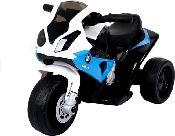 Motocykl na akumulator BMW S1000RR trójkołowy niebieski
