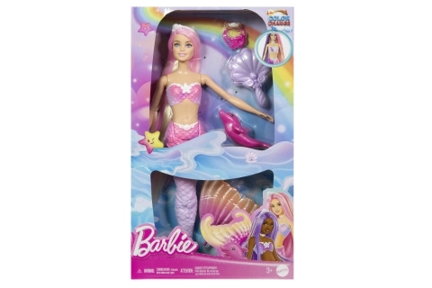 Lalka Barbie Malibu zmieniająca kolor syrenka