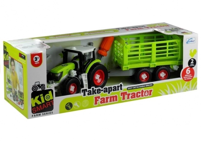 Traktor do rozbierania z przyczepą 43 cm