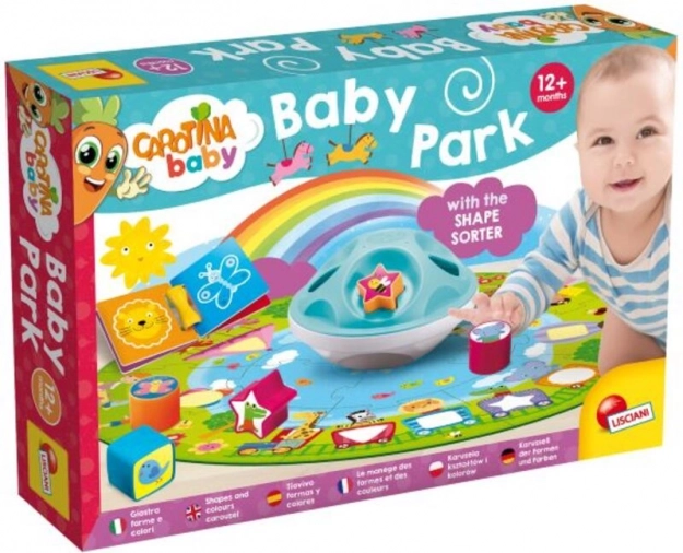 park kształtów i kolorów LISCIANI Carotina Baby – edukacyjna zabawka dla dzieci od 12 miesięcy