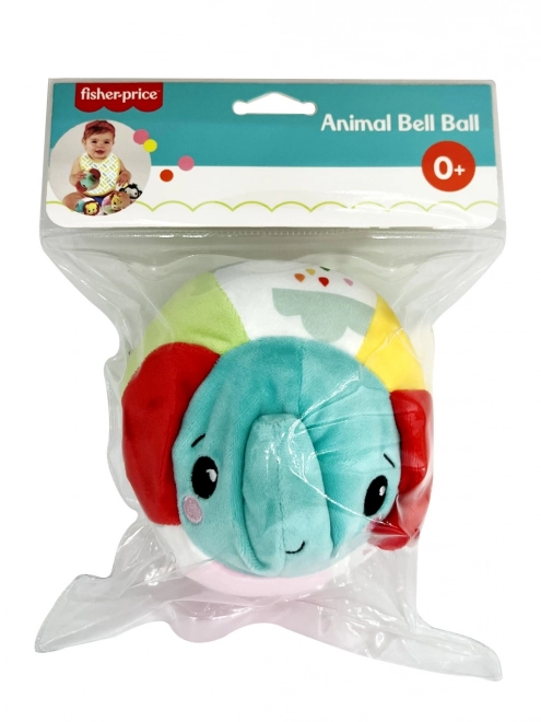 Materiałowy słonik z dzwoneczkiem od Fisher-Price