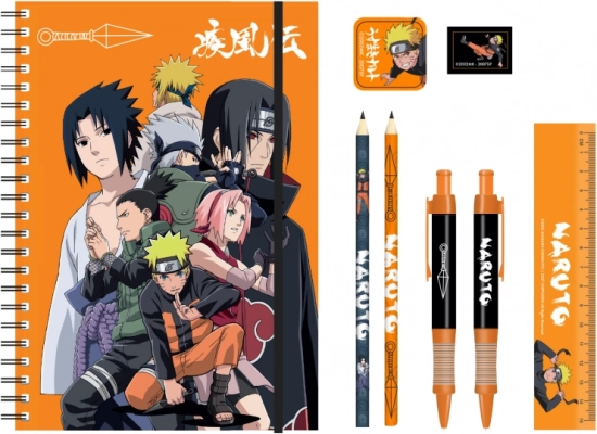 Zestaw szkolny Naruto A4