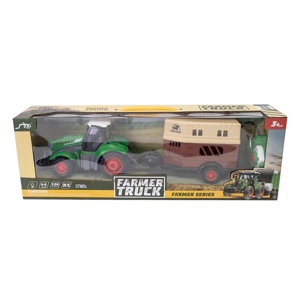 R/C traktor z przyczepą dla koni