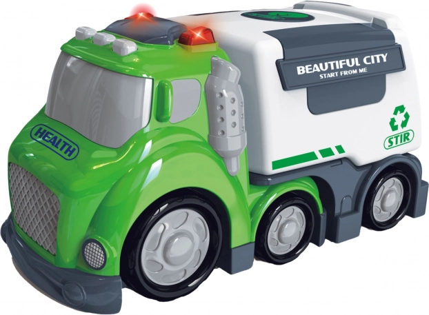 Woopie Śmieciarka City Truck Dźwiękowe i Świetlne Efekty