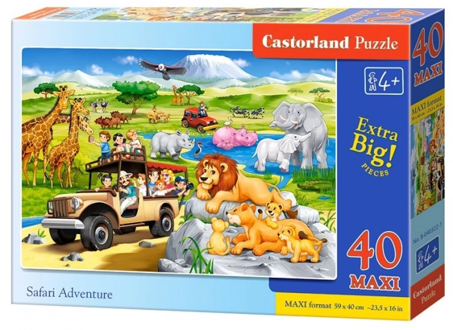 Przygody na Safari MAXI puzzle
