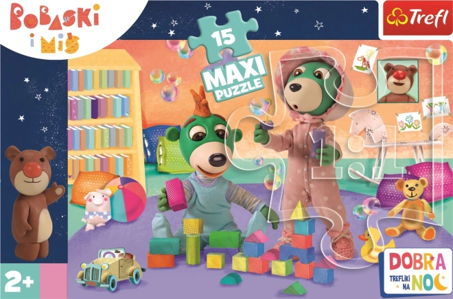 Puzzle Dobranoc, Trefliki Wesoły świat dzieci MAXI