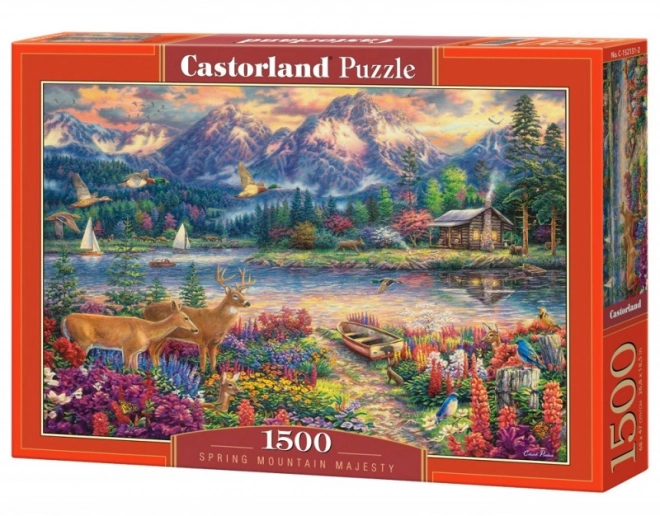 Puzzle 1500 elementów Wiosenny majestat górski